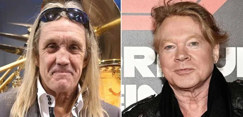 Nicko McBrain (Iron Maiden) sobre Axl Rose (Guns N’ Roses): “Ele não envelheceu bem, a voz dele não resistiu ao teste do tempo”