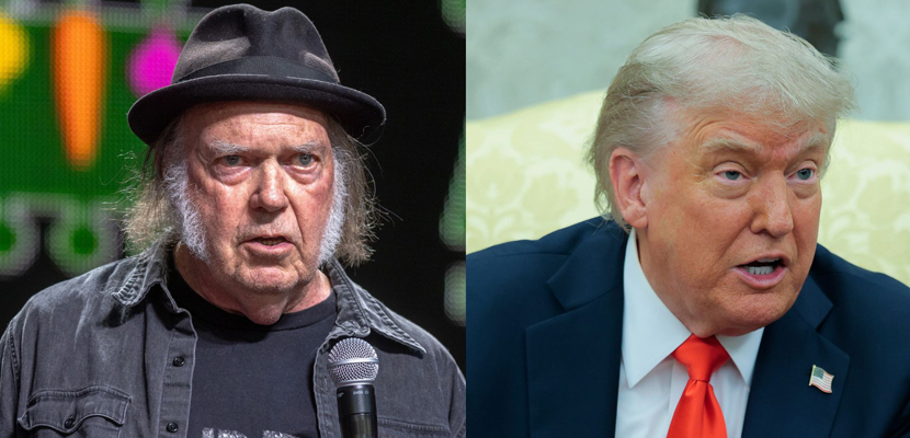 Neil Young deseja que Donald Trump suma do mapa para que o mundo seja um lugar melhor