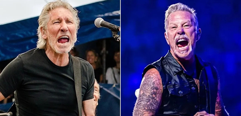 Roger Waters coloca James Hetfield (Metallica) abaixo de zero: “É um babaca, e não é músico; tem 3 de QI”