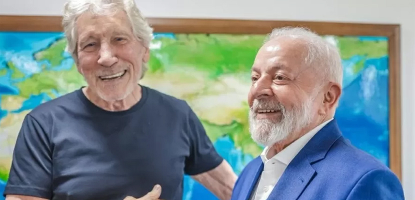 Lula destaca Roger Waters (ex-Pink Floyd) como uma “voz na defesa dos direitos humanos”