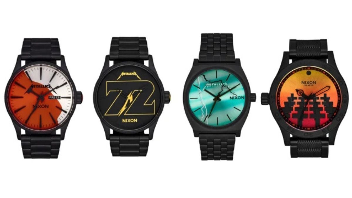 Metallica anuncia nova coleção de relógios com a marca Nixon