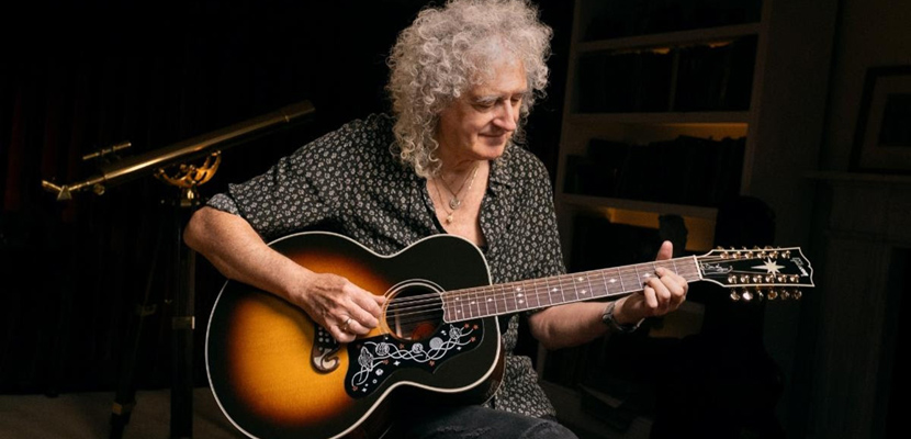 Acústico e potente: Brian May e a Gibson lançam o violão SJ-200 de 12 cordas