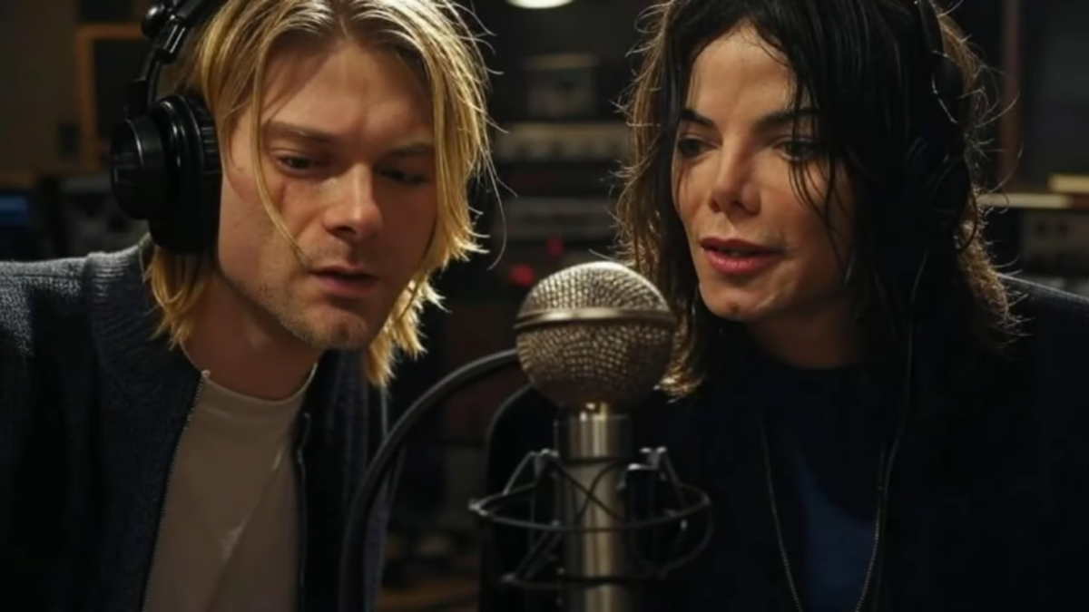 Experimento com IA imagina Kurt Cobain e Michael Jackson em gravação