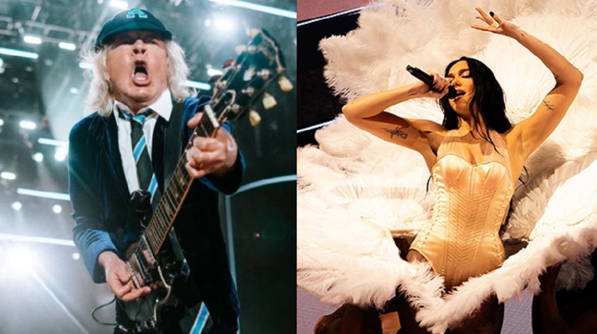 Dua Lipa faz cover de “Highway To Hell” do AC/DC durante show na Austrália